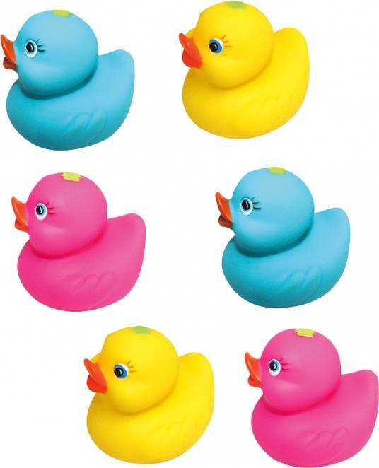 Jamara Ducks Badeente aus Gummi Gemischte Farben (460615) von Jamara
