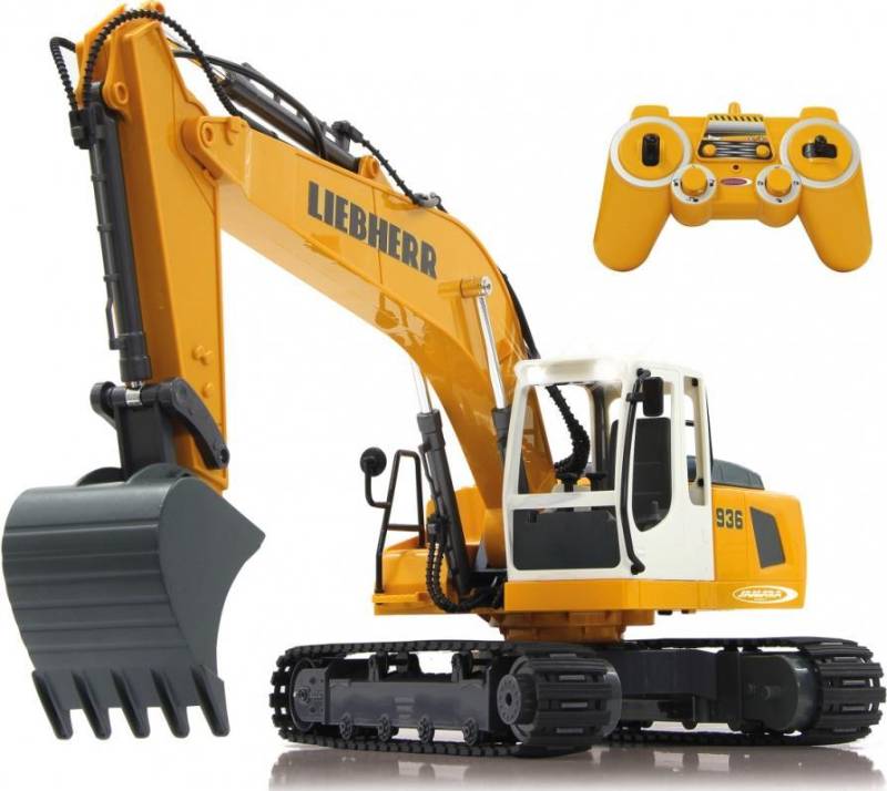 Jamara Excavadora Liebherr R936 Elektromotor 1:20 Bagger (405112) von Jamara