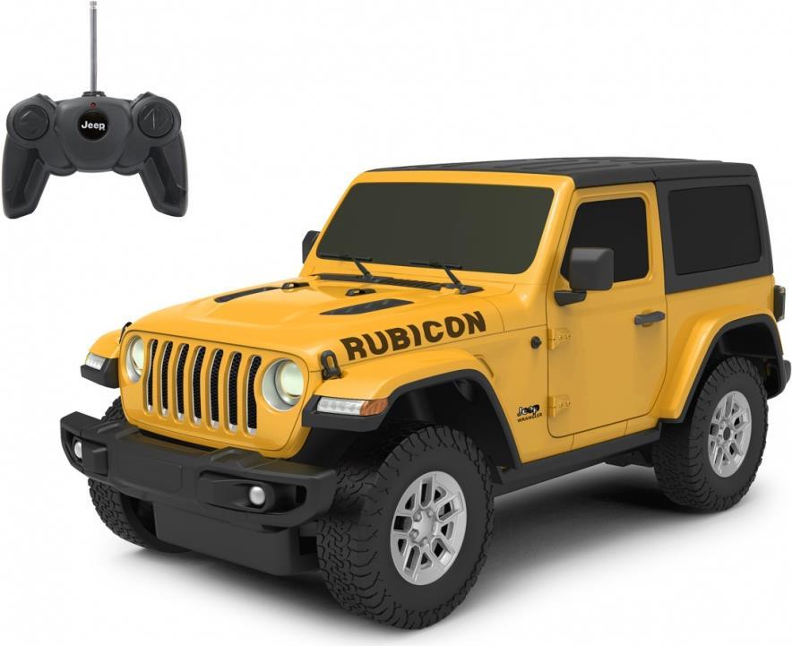 Jamara Jeep Wrangler JL 1:24 gelb 27 MHz - Off-Road-Wagen - Elektromotor - 1:24 - Betriebsbereit (RTR) - Gelb - Junge (405194) von Jamara