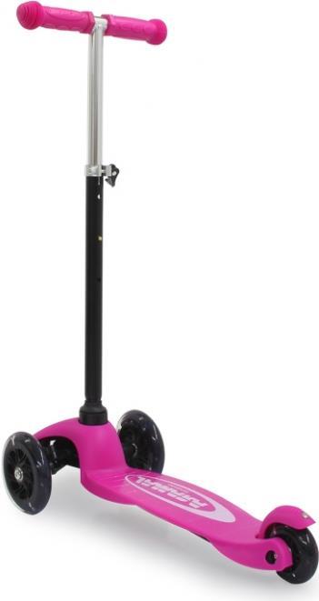 Jamara KickLight Scooter pink - Kinder - Dreiradroller - Schwarz - Pink - Weiblich - Asphalt - 50 kg (460497) von Jamara