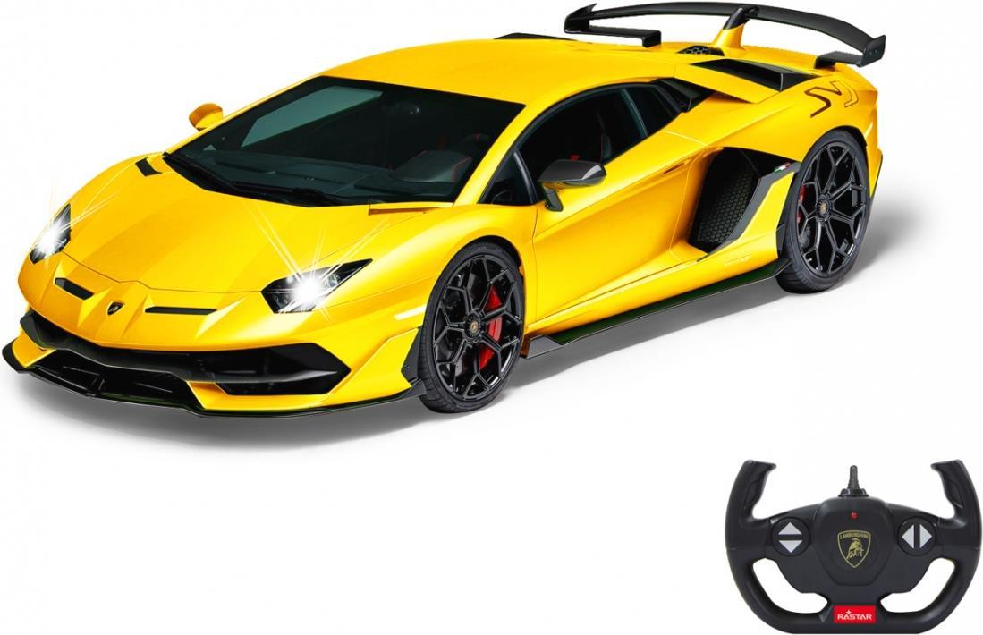 Jamara Lamborghini Aventador SVJ 1:14 2.4 GHz - Sportwagen - Elektromotor - 1:14 - Betriebsbereit (RTR) - Gelb - Junge (405171) von Jamara