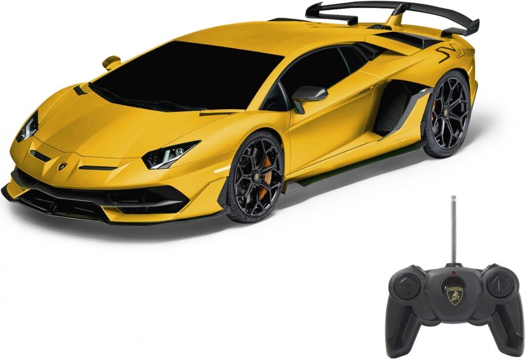 Jamara Lamborghini Aventador SVJ 1:24 gelb 40 MHz - Sportwagen - Elektromotor - 1:24 - Betriebsbereit (RTR) - Gelb - Junge (405187) von Jamara