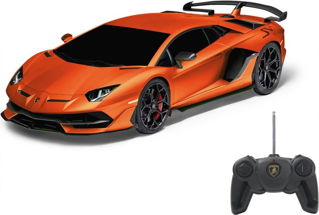 Jamara Lamborghini Aventador SVJ 1:24 orange 27 MHz - Sportwagen - Elektromotor - 1:24 - Betriebsbereit (RTR) - Orange - Junge (405186) von Jamara