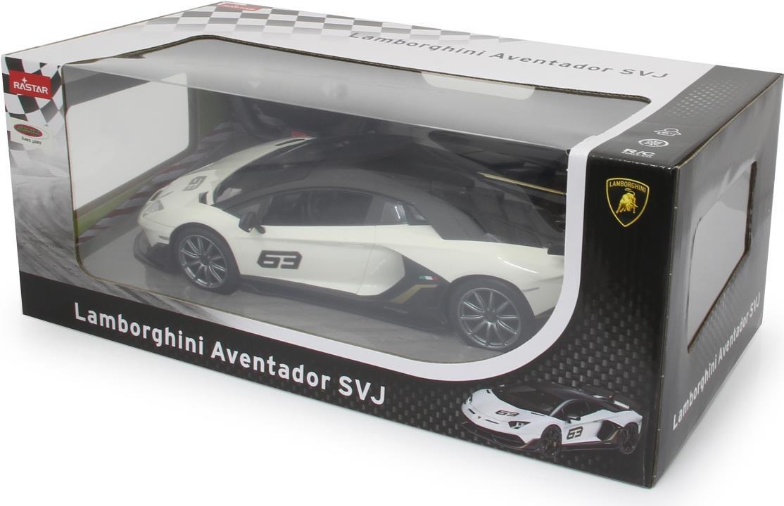 Jamara Lamborghini Aventador SVJ Performance 1:14 weiß 2.4GHz A - Sportwagen - Elektromotor - 1:16 - Betriebsbereit (RTR) - Weiß - Junge (405172) von Jamara