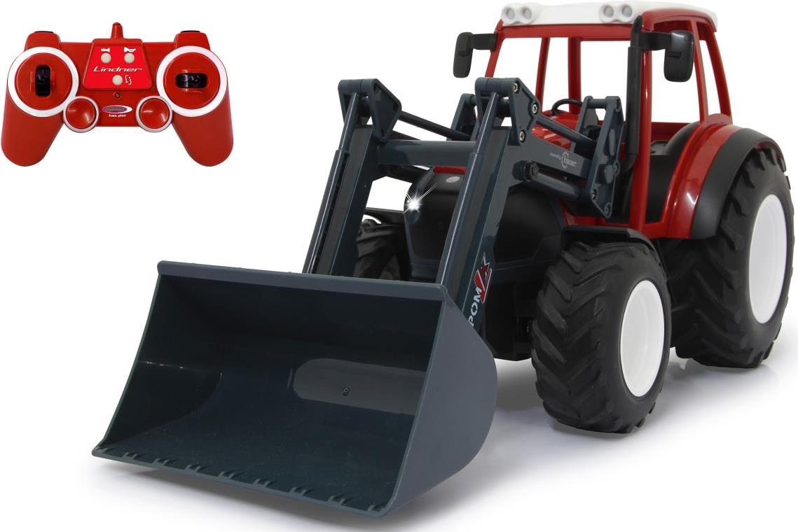 Jamara Lindner Geotrac mit Frontlader 1:16 2.4GHz - Frontlader - Elektromotor - 1:16 - Betriebsbereit (RTR) - Schwarz - Rot - Weiß - Junge (405050) von Jamara