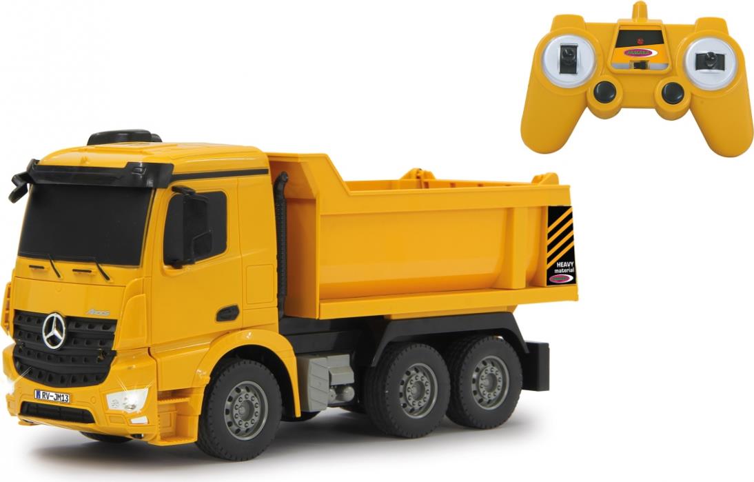 Jamara Muldenkipper Mercedes Arocs - Dump truck - Elektromotor - 1:26 - Betriebsbereit (RTR) - Gelb - 2-Rad-Antrieb (2WD) (405108) von Jamara