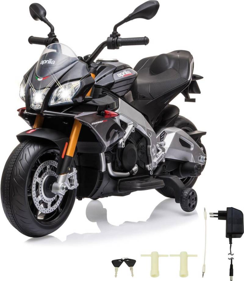 Jamara Ride-on Motorrad Aprilia Tuono 1100 RR 12V schwarz (460588) von Jamara