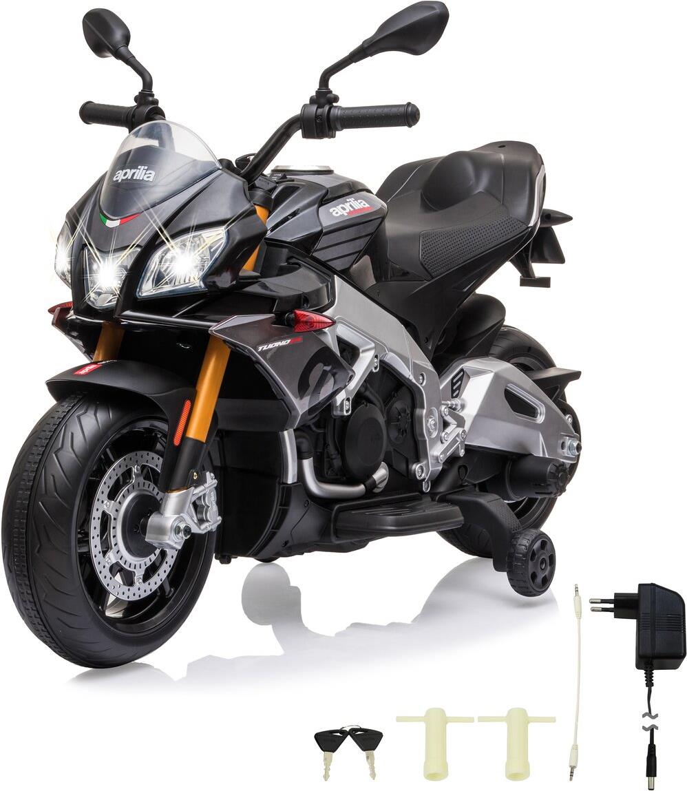 Jamara Ride-on Motorrad Aprilia Tuono 1100 RR 12V schwarz (460588) von Jamara