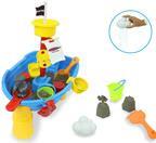 Jamara Sand- und Wasserspieltisch Pirat Jack 21 Teile (460570) von Jamara
