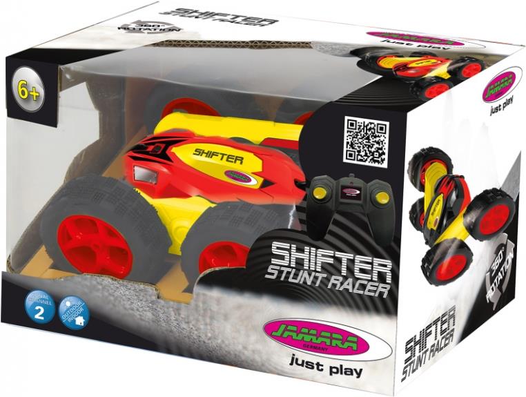 Jamara Shifter Stuntcar - Stunt car - Elektromotor - Betriebsbereit (RTR) - Rot - Gelb - Allradantrieb - 6 Jahr(e) (410066) von Jamara