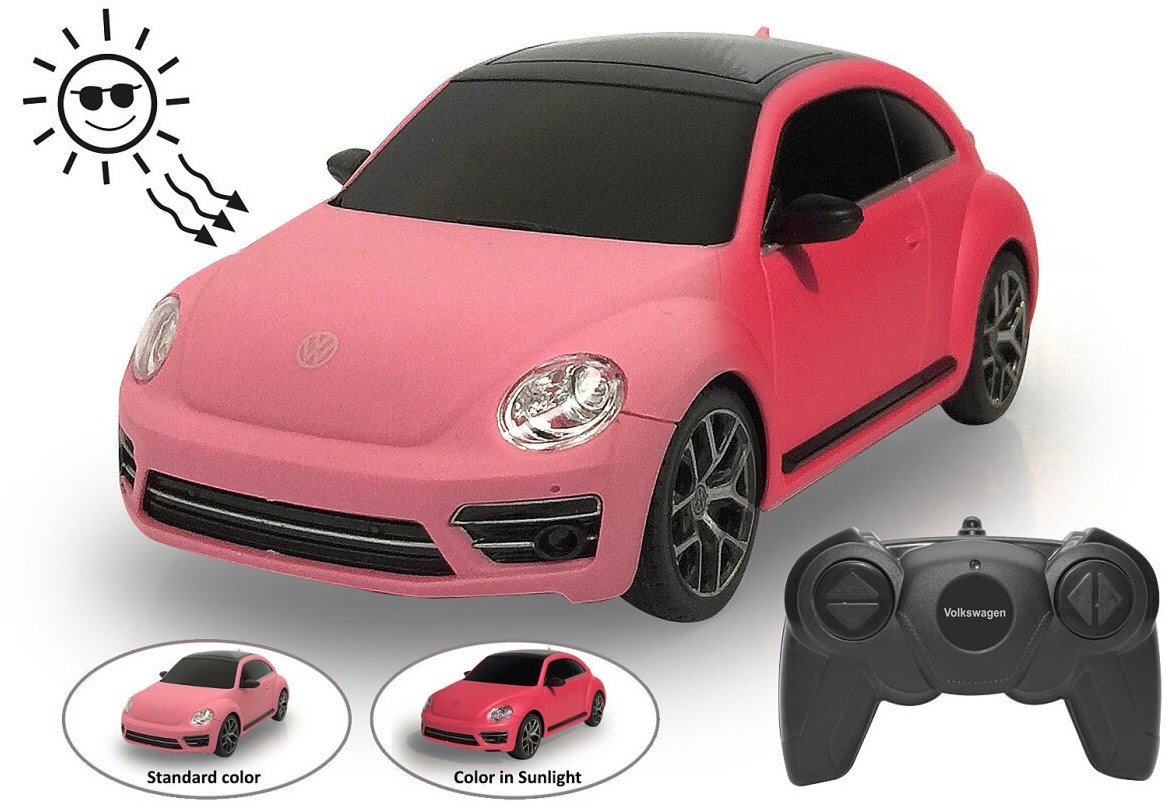 VW Beetle (1:24) RC Auto Photochromic Serie pink/rot von Jamara