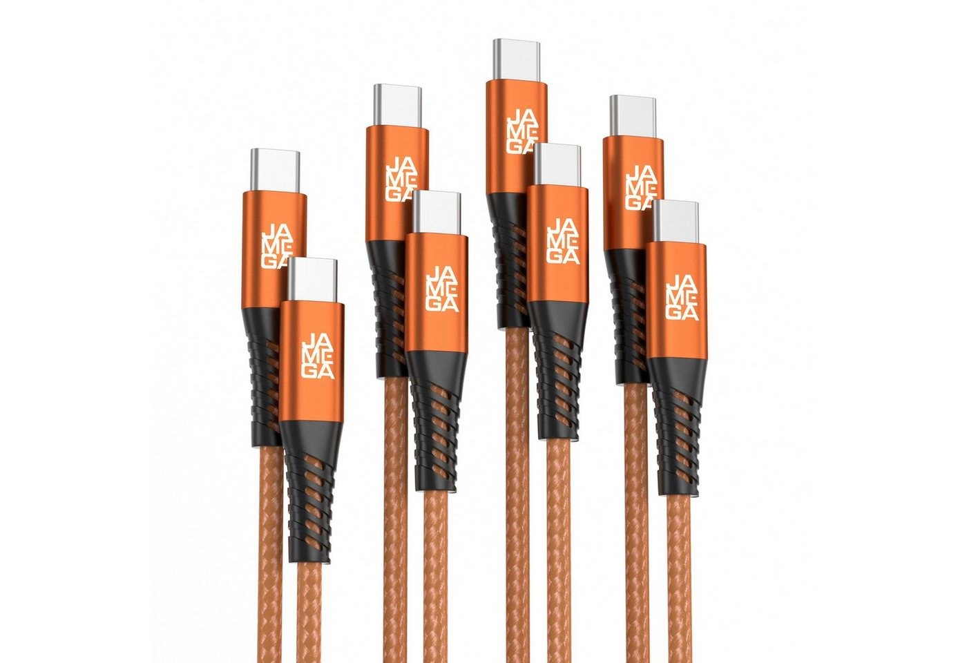JAMEGA USB C zu USB C Kabel 480mbps 60W mit Metall Stecker Robust 0,5m - 3m USB-Kabel, USB Typ C JAMEGA USB C zu USB C Kabel 480mbps 60W mit Metall Stecker Robust 0,5m - 3m USB-Kabel, USB Typ C von Jamega