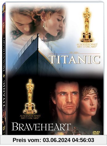 Braveheart / Titanic [2 DVDs] von James Cameron