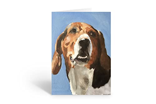 Beagle-Karte, Grußkarte oder Geburtstagskarte für Beagle-Hundebesitzer - passend für jeden Anlass 004 von James Coates