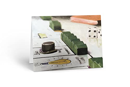 James Coates Brettspielkarte – Blanko-Kunstkarte – Grußkarte für jeden Anlass geeignet für Gamer – A5 Größe – 083 von James Coates