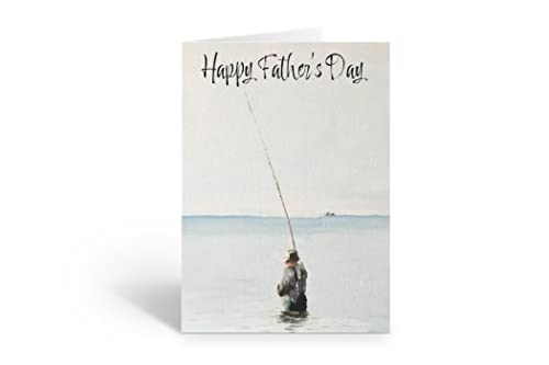 James Coates Vatertagskarte zum Angeln, Meeresangeln von Sohn oder Tochter von James Coates