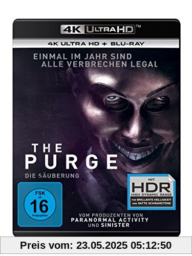 The Purge 1 - Die Säuberung  (4K Ultra HD) (+ Blu-ray 2D) von James DeMonaco