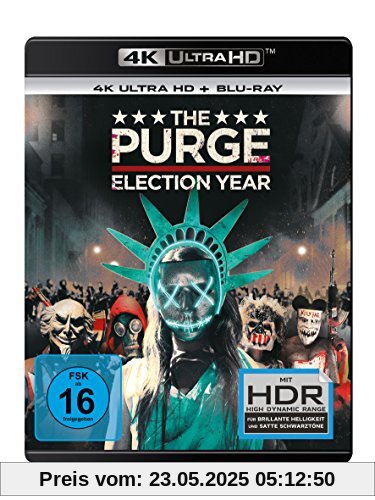 The Purge 3 - Election Year  (4K Ultra HD) (+ Blu-ray 2D) von James DeMonaco