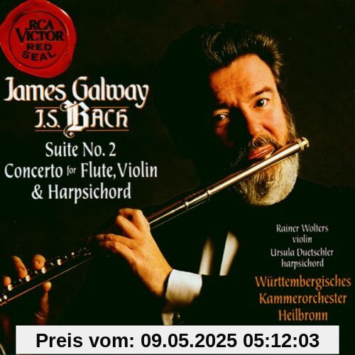 Bach: Suite Nr. 2 / 2 Flötenkonzerte von James Galway