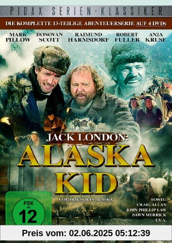 Jack London: Alaska Kid - Goldrausch in Alaska / Die komplette 13-teilige Abenteuerserie (Pidax Serien-Klassiker) [4 DVDs] von James H. Hill