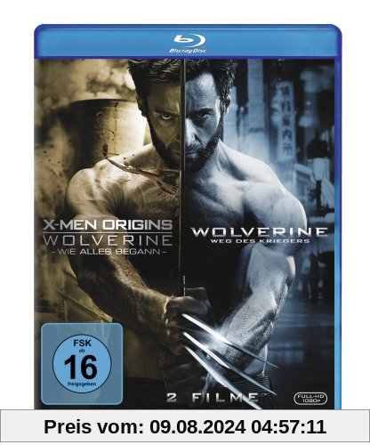 X-Men Origins - Wolverine: Wie alles begann + The Wolverine: Weg des Kriegers [Blu-ray] von James Mangold