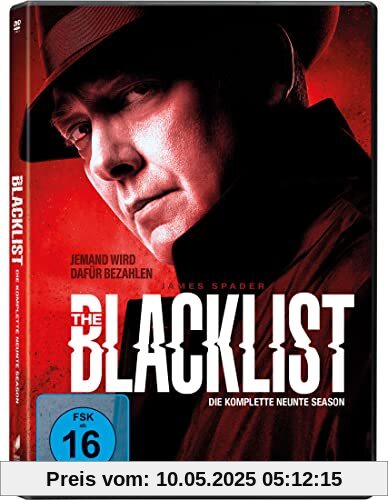 THE BLACKLIST - Die komplette neunte Season [5 DVDs] von James Spader