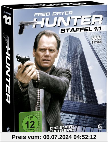 Hunter - Gnadenlose Jagd (Staffel 1.1 auf 3 DVDs im Digipack mit Schuber plus Episodenguide) von James Whitmore Jr.