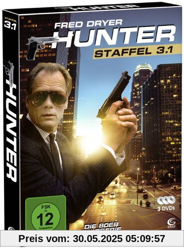 Hunter - Gnadenlose Jagd (Staffel 3.1 auf 3 DVDs im Digipack mit Schuber plus Episodenguide) von James Whitmore Jr.