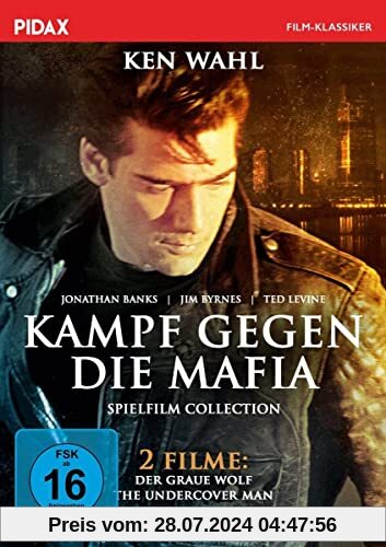 Kampf gegen die Mafia - Spielfilm Collection (DER GRAUE WOLF + THE UNDERCOVER MAN) / Zwei Spielfilme zur Krimiserie mit Ken Wahl (Pidax Film-Klassiker) von James Whitmore Jr.