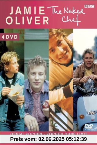 Jamie Oliver - The Naked Chef: 4 DVD Box Jamie Oliver - The Naked Chef: 4 DVD Box von Jamie Oliver
