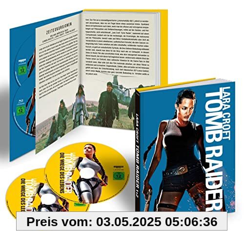 Lara Croft: Tomb Raider 1+2 - Mediabook - Limited Edition [Blu-ray] von Jan de Bont