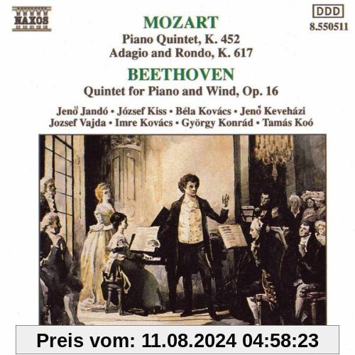 Beethoven / Mozart Klavierquintette von Jando