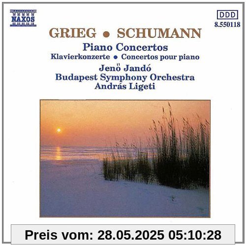 Grieg / Schumann: Klavierkonzerte von Jando