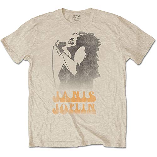 T-Shirt # S Unisex Neutral # Working the Mic von Janis Joplin