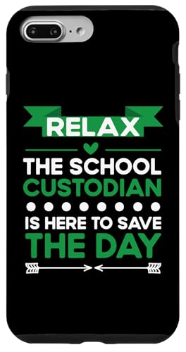 Der Schulwärter ist hier, um die Wertschätzung des Hausmeisters zu retten Hülle für iPhone 7 Plus/8 Plus von Janitor Appreciation Funny Back To School Design