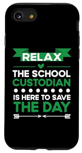 Der Schulwärter ist hier, um die Wertschätzung des Hausmeisters zu retten Hülle für iPhone SE (2020) / 7 / 8 von Janitor Appreciation Funny Back To School Design