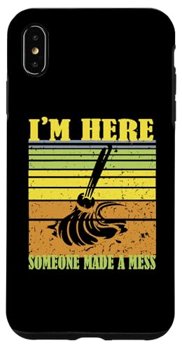 I'm Here Because Someone Made A Mess - Hausmeisterschätzung Hülle für iPhone XS Max I'm Here Because Someone Made A Mess - Hausmeisterschätzung Hülle für iPhone XS Max von Janitor Appreciation Funny Back To School Design