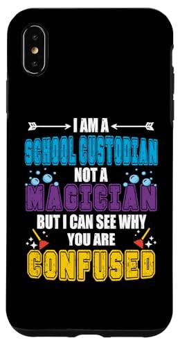 Ich bin Schulwärter, kein Zauberer, Hausmeister, Wertschätzung Hülle für iPhone XS Max Ich bin Schulwärter, kein Zauberer, Hausmeister, Wertschätzung Hülle für iPhone XS Max von Janitor Appreciation Funny Back To School Design