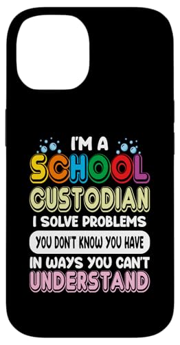 Ich bin Schulwärter Ich löse Probleme, Wertschätzung des Hausmeisters Hülle für iPhone 14 Ich bin Schulwärter Ich löse Probleme, Wertschätzung des Hausmeisters Hülle für iPhone 14 von Janitor Appreciation Funny Back To School Design