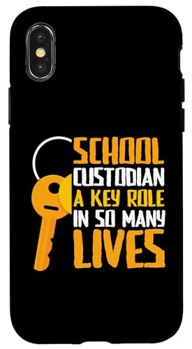 Schulpfleger Eine Schlüsselrolle in so vielen Leben Lustiger Hausmeister Hülle für iPhone X/XS Schulpfleger Eine Schlüsselrolle in so vielen Leben Lustiger Hausmeister Hülle für iPhone X/XS von Janitor Appreciation Funny Back To School Design