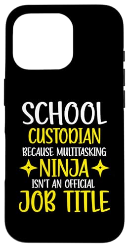 Schulpfleger Weil Multitasking Hausmeister Wertschätzung Hülle für iPhone 16 Pro Schulpfleger Weil Multitasking Hausmeister Wertschätzung Hülle für iPhone 16 Pro von Janitor Appreciation Funny Back To School Design