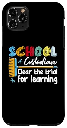Schulwärter macht den Weg frei, um Hausmeister zu lernen, lustig Hülle für iPhone 11 Pro Max Schulwärter macht den Weg frei, um Hausmeister zu lernen, lustig Hülle für iPhone 11 Pro Max von Janitor Appreciation Funny Back To School Design