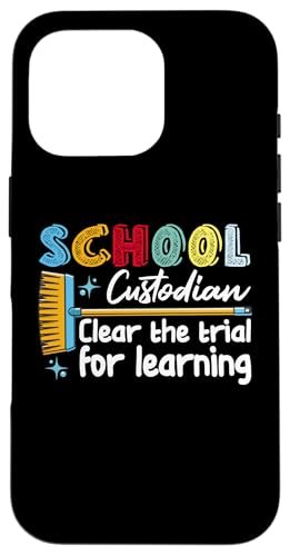 Schulwärter macht den Weg frei, um Hausmeister zu lernen, lustig Hülle für iPhone 16 Pro Schulwärter macht den Weg frei, um Hausmeister zu lernen, lustig Hülle für iPhone 16 Pro von Janitor Appreciation Funny Back To School Design