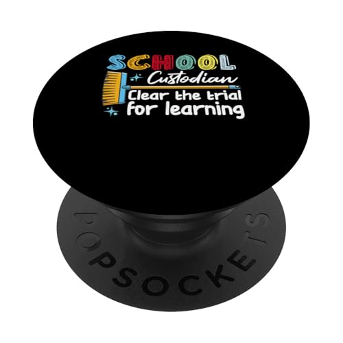 Schulwärter macht den Weg frei, um Hausmeister zu lernen, lustig PopSockets Klebender PopGrip Schulwärter macht den Weg frei, um Hausmeister zu lernen, lustig PopSockets Klebender PopGrip von Janitor Appreciation Funny Back To School Design