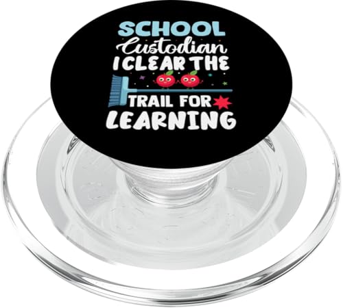Schulwärter macht den Weg frei, um Hausmeister zu lernen, lustig PopSockets PopGrip für MagSafe Schulwärter macht den Weg frei, um Hausmeister zu lernen, lustig PopSockets PopGrip für MagSafe von Janitor Appreciation Funny Back To School Design