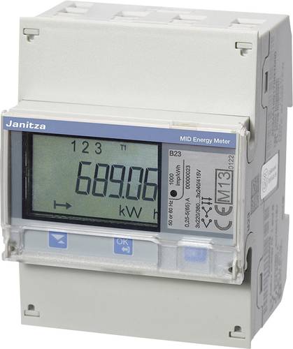 Janitza B23 312-10J Drehstromzähler digital 65A MID-konform: Ja 1St. Janitza B23 312-10J Drehstromzähler digital 65A MID-konform: Ja 1St. von Janitza