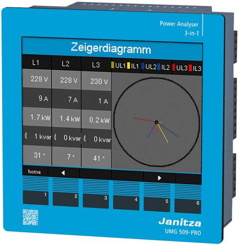 Janitza UMG 509-PRO Spannungsqualitäts-Analysator von Janitza