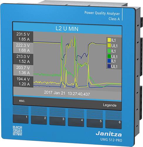 Janitza UMG 512-PRO Spannungsqualitäts-Analysator von Janitza