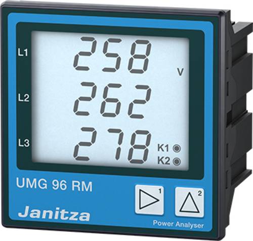 Janitza UMG 96RM-M L-N: 10-300 VAC, L-L: 18-520 VAC von Janitza