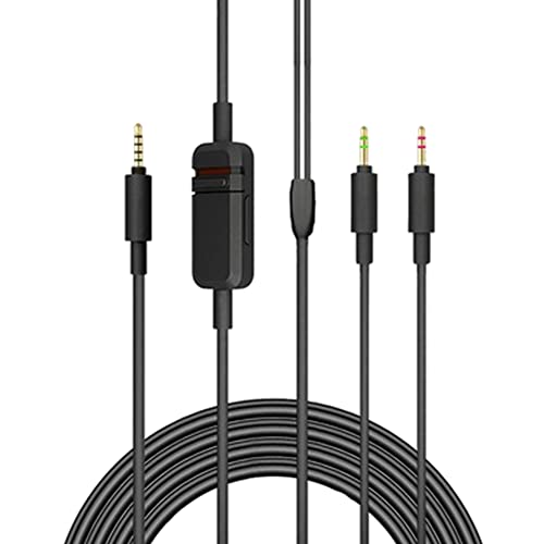 Janjunsi Audio Kopfhörer Kabel Kompatibel mit beyerdynamic MMX 300 Gaming Headset (2nd Generation) - 3.5mm Kabel mit Lautstärkeregler, Computer Version von Janjunsi